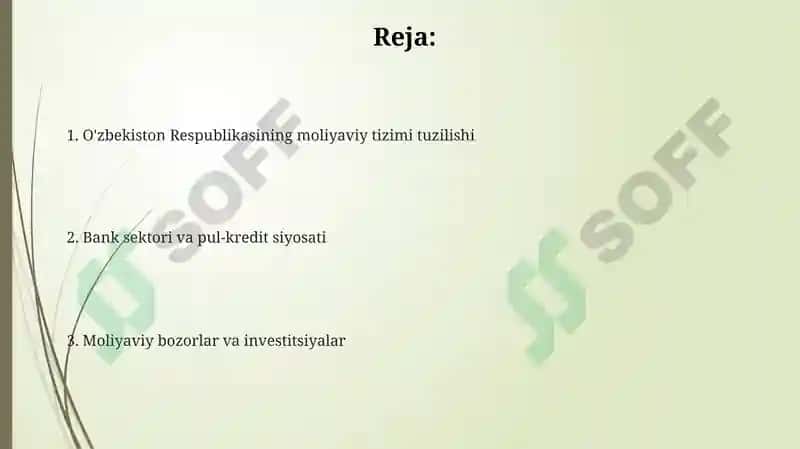 O'zbekiston Respublikasi moliyatizimi 2