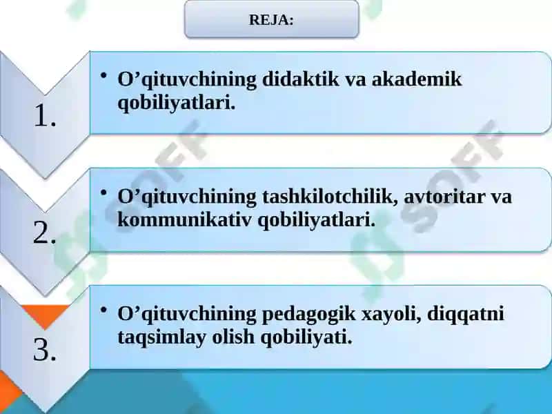 Pedagogik qobiliyatning turlari va ularning tasnifi 2