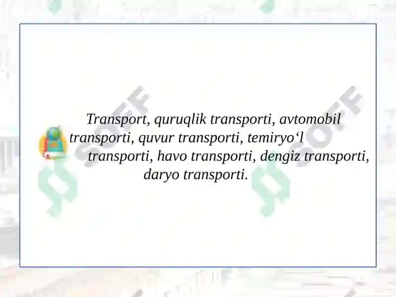 Jahon transporti geografiyasi 2