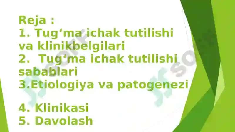 Pastki ichak tutilishlari 2