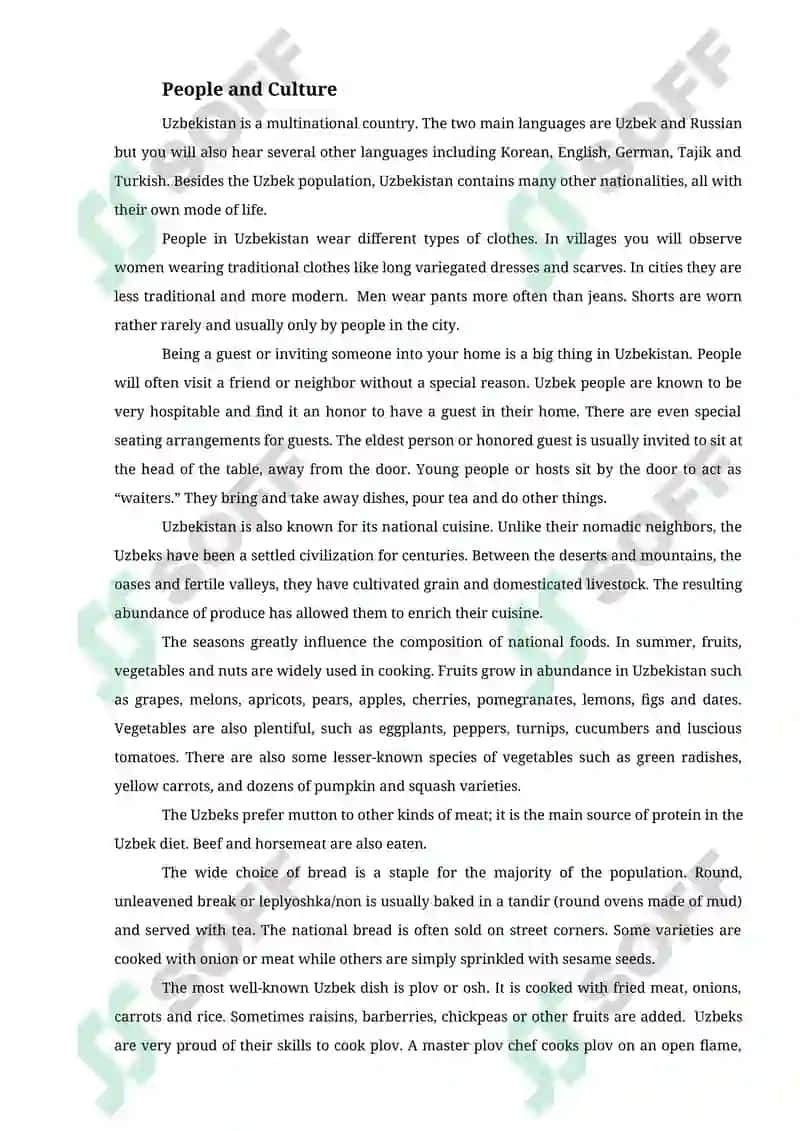 Uzbekistan Geography and Climate 2