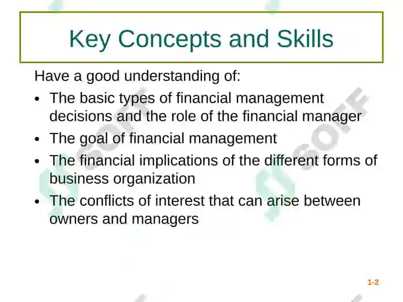 General concepts of Financial Management 2