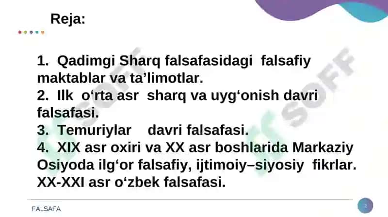 Falsafiy tafakkur taraqqiyot 2