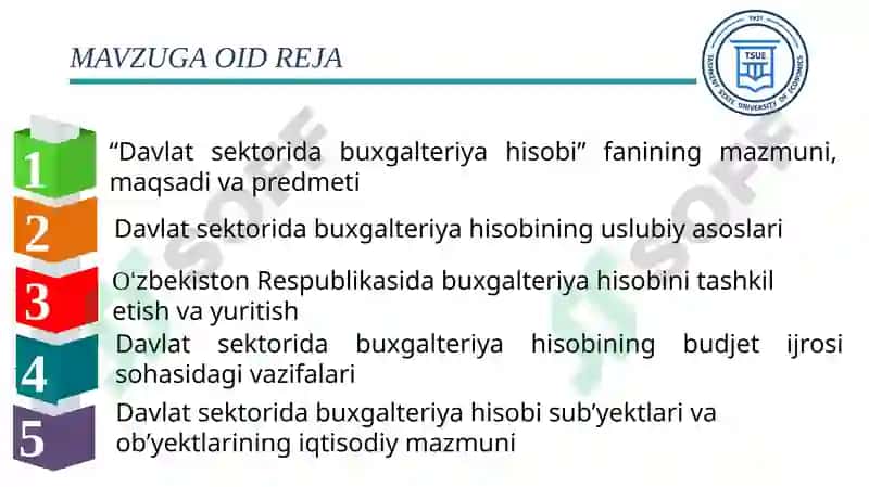 Davlat sektori buxgalteriya hisobi 2