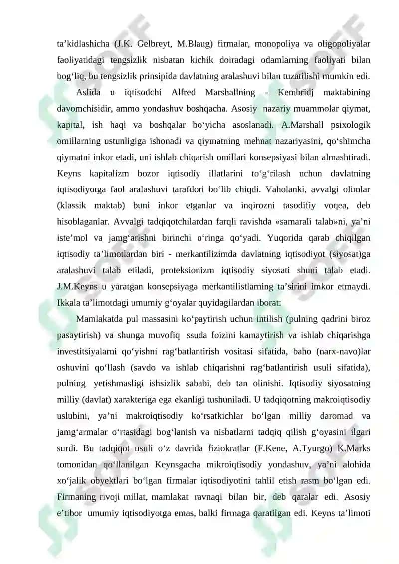 J.M. Keyns va keynschilik ta’limoti 2