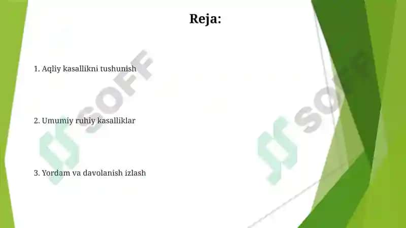 Ruhiy kasalliklar 2