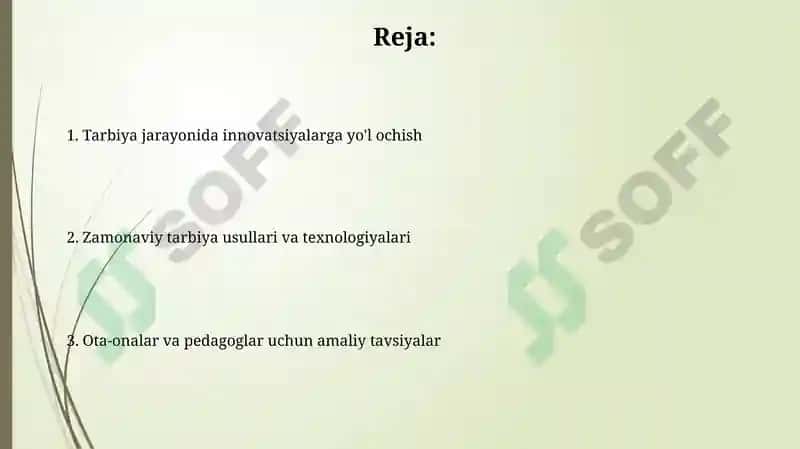 Tarbiya jarayonida innovatsiyalarga yo'l ochish 2