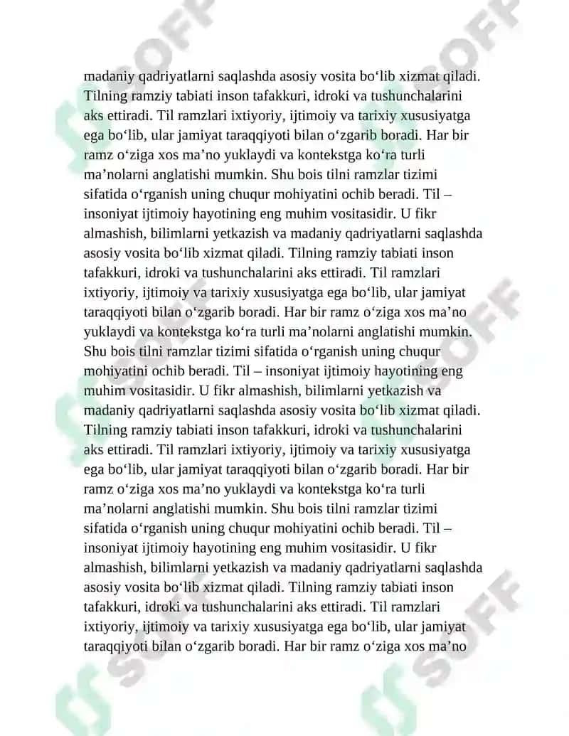 Til ramzlar tizimi haqida 205 betlik 2