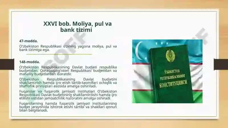 Moliya, pul va bank tizimi 2