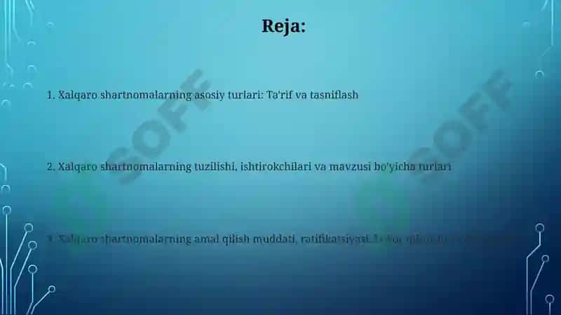 Xalqaroshartnomalarningasosiyturlari 2