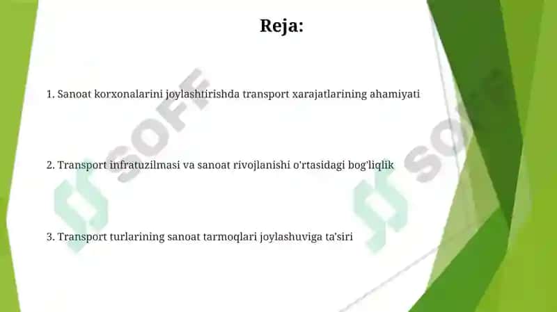 Transportning tutgan o‘rni 2