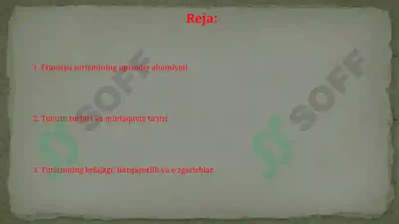 Fransiyaning turizmi va iqtisodiyoti 2