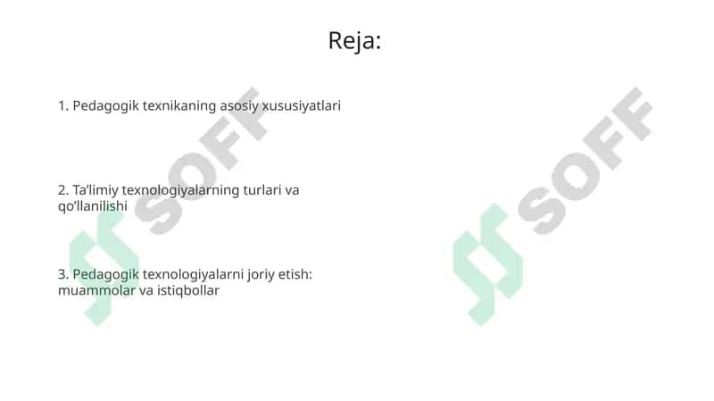 Pedagogiktexnikaningxususiyatlari 2