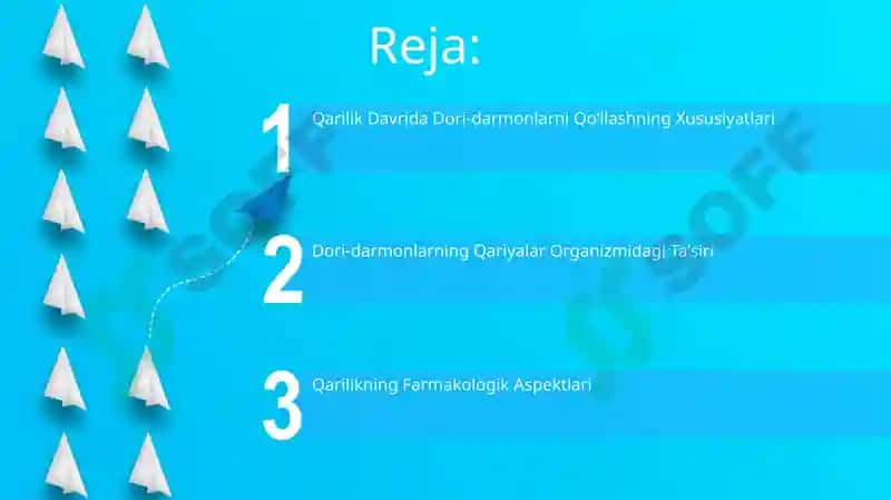 Qarilik davrining farmakologik jihatlari 2