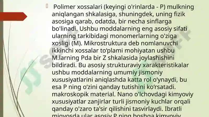 Polimer moddalardan atrof-muhitni muhofazalash 2