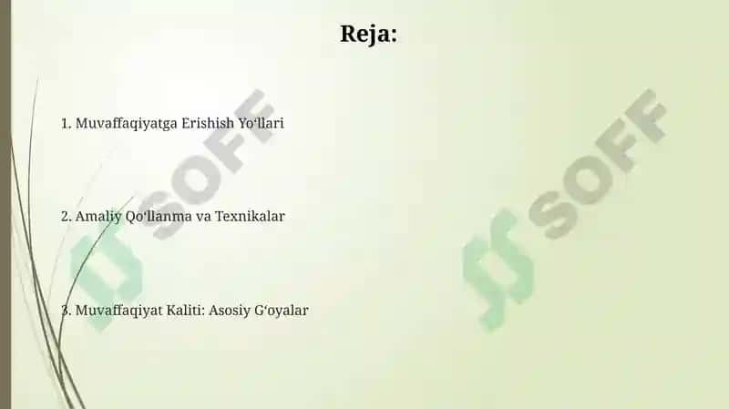Muvaffaqiyat Kaliti 2
