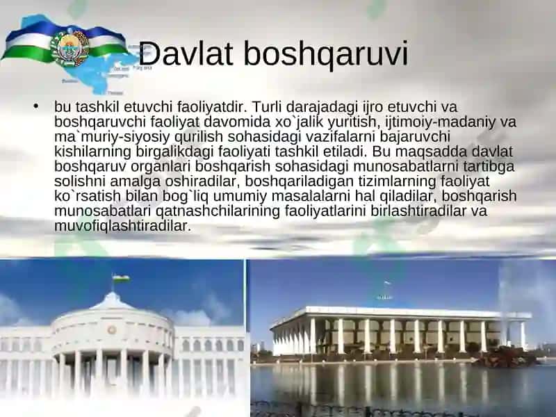 Davlat boshqaruvi 2