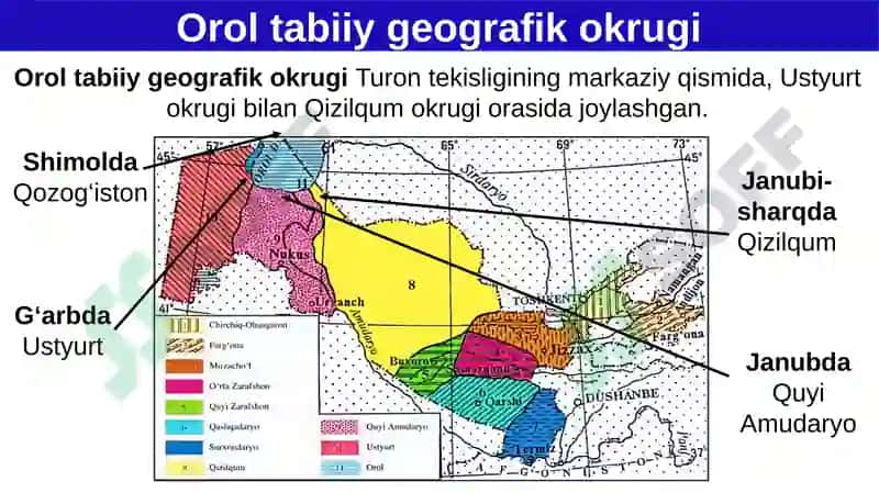 Oroltabiiy Geografik Okruglar 2