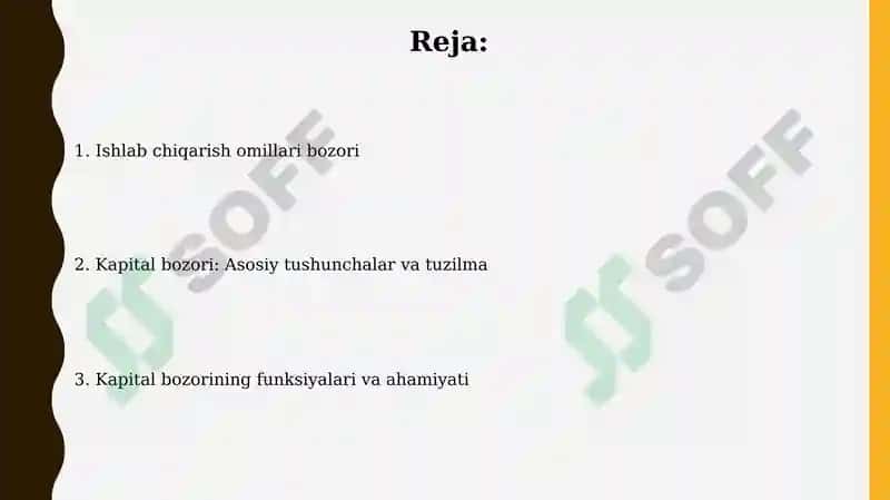 Ishlab chiqarish omillari bozori 2