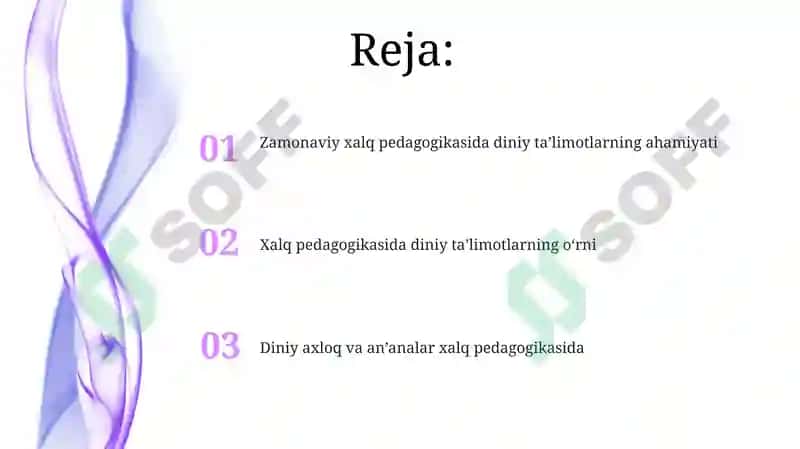Xalq pedagogikasida diniy ta'limotlar ahamiyati 2