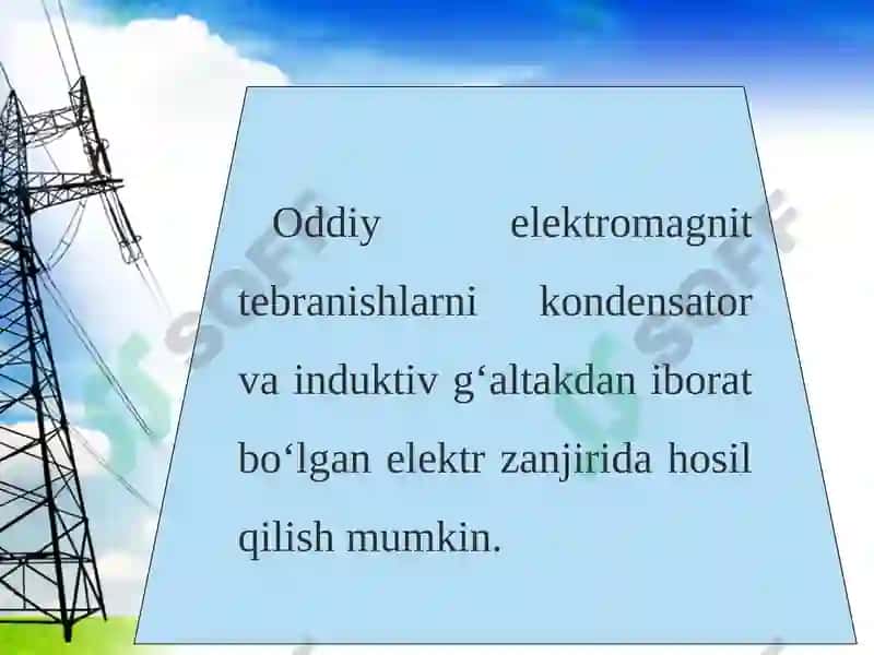 Tebranish va to’lqinlar 2