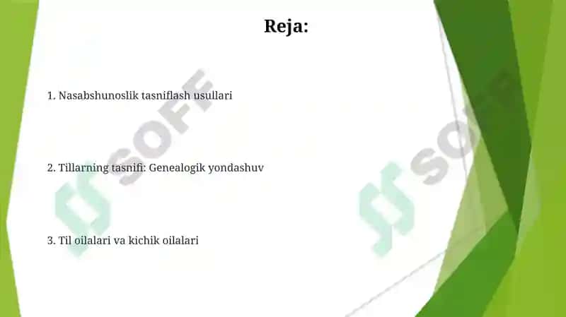 Tillarning geneologik tasnifi 2