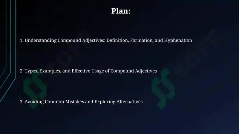 Compound Adjectives 2
