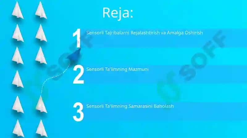 Maktabgacha yoshdagi bolalar sensor tarbiyasining mazmuni 2