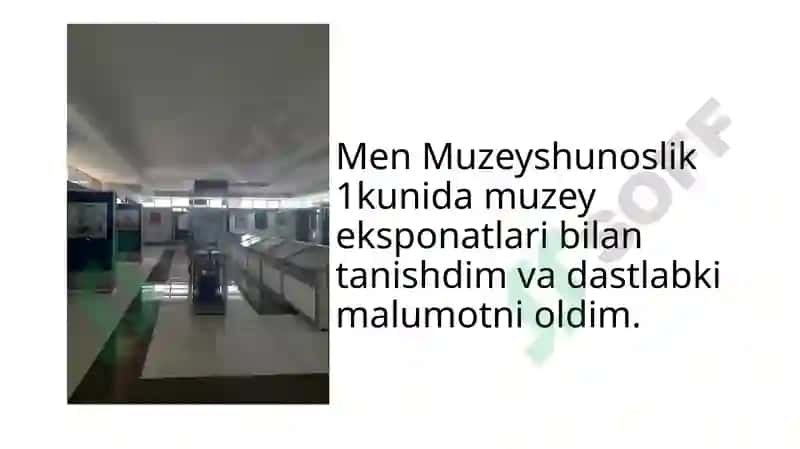Muzeyshunoslik amalyoti 2
