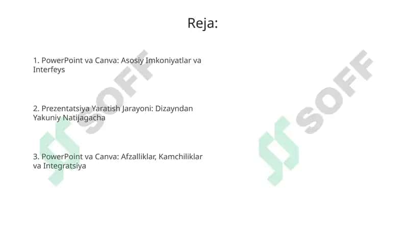 PowerPoint va Canva: Asosiy Imkoniyatlar 2