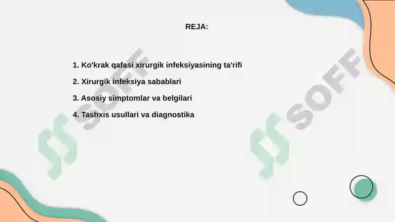 koʻkrak qafasi xirurgik infeksiyasi 2