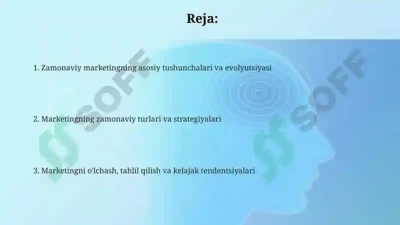 Zamonaviy marketing va uning turlari 2