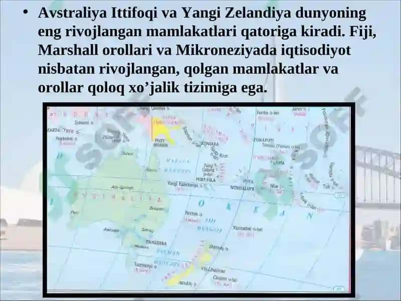 Avstraliya va Okeaniya xo’jaligi 2