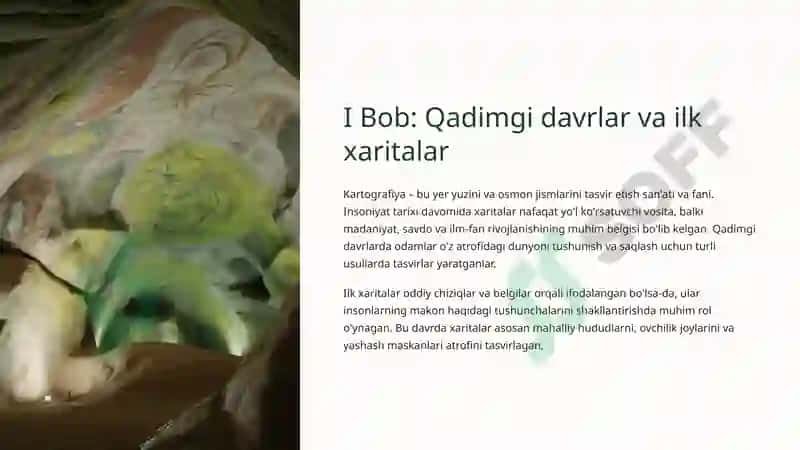 Kartografiyaning rivojlanish tarixi 2