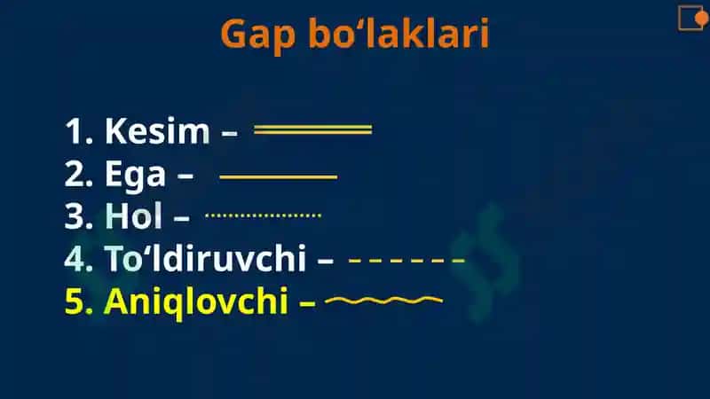 Aniqlovchi 2