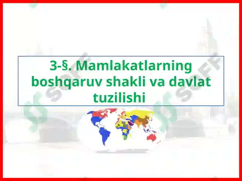 Davlat tuzilishi 2