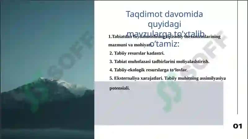 Ekologiya iqtisodiyoti 2