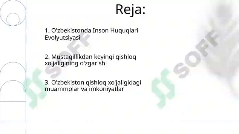 O'zbekistonda Inson Huquqlari Evolyutsiyasi 2