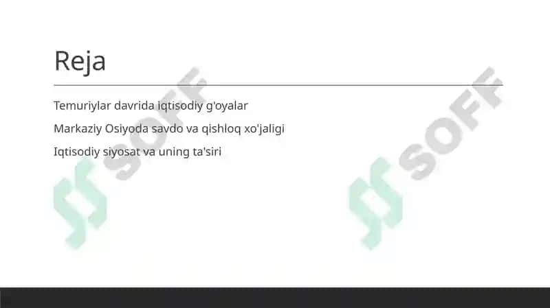 Temuriylar davrida iqtisodiy g'oyalar 2