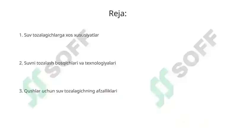 Suv tozalagichlar 2