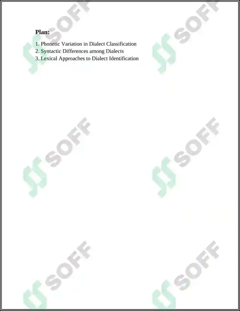 CLASSIFICATION OF DIALECTS. NEW STRATEGIES FOR ENHANCING WORD STOCK 2