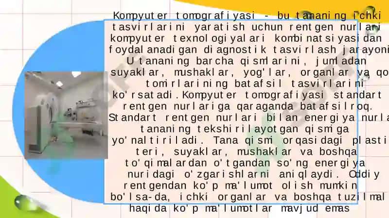 KT anʼanaviy rentgenografiya 2