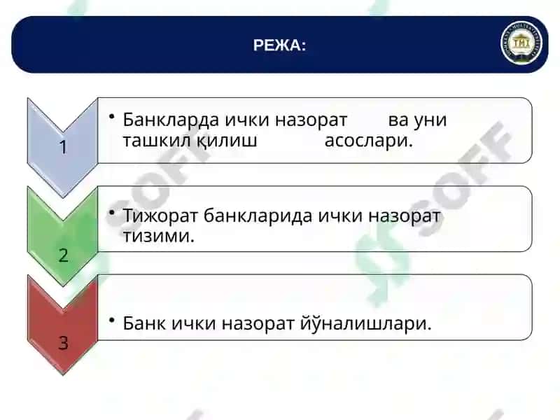 Bank ichki nazorati 2