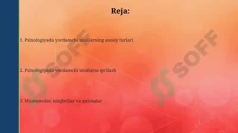 Psixologiyada yordamchi usullarning tarixiy rivojlanishi 2