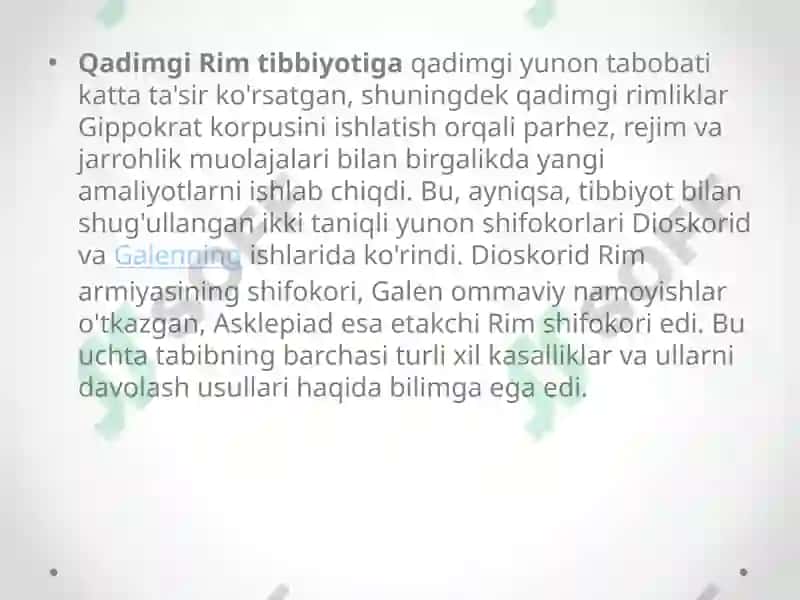 QADIMGI GRETSIYA VA RIMDA JARROHLIK USULLARI 2