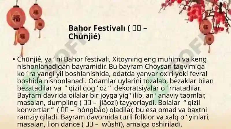 Xitoy bayramlari 2