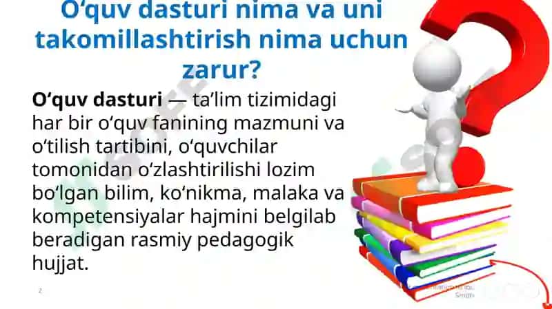 Geografiya Fanini O‘qitishda O‘quv Dasturi 2
