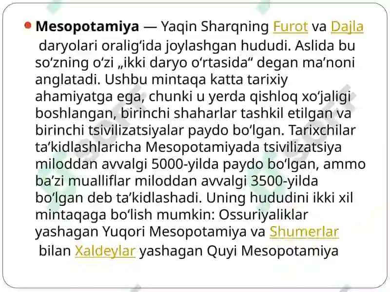 Qadimgi Mesopotamiya va Buyuk Ipak Yo'li 2