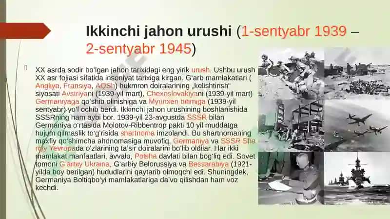 Ikkinchi Jahon urushi 2