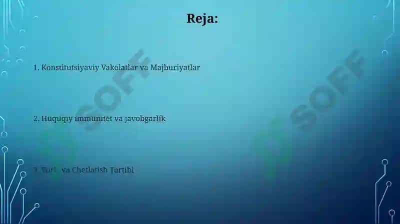 Konstitutsiyaviy vakolatlar 2